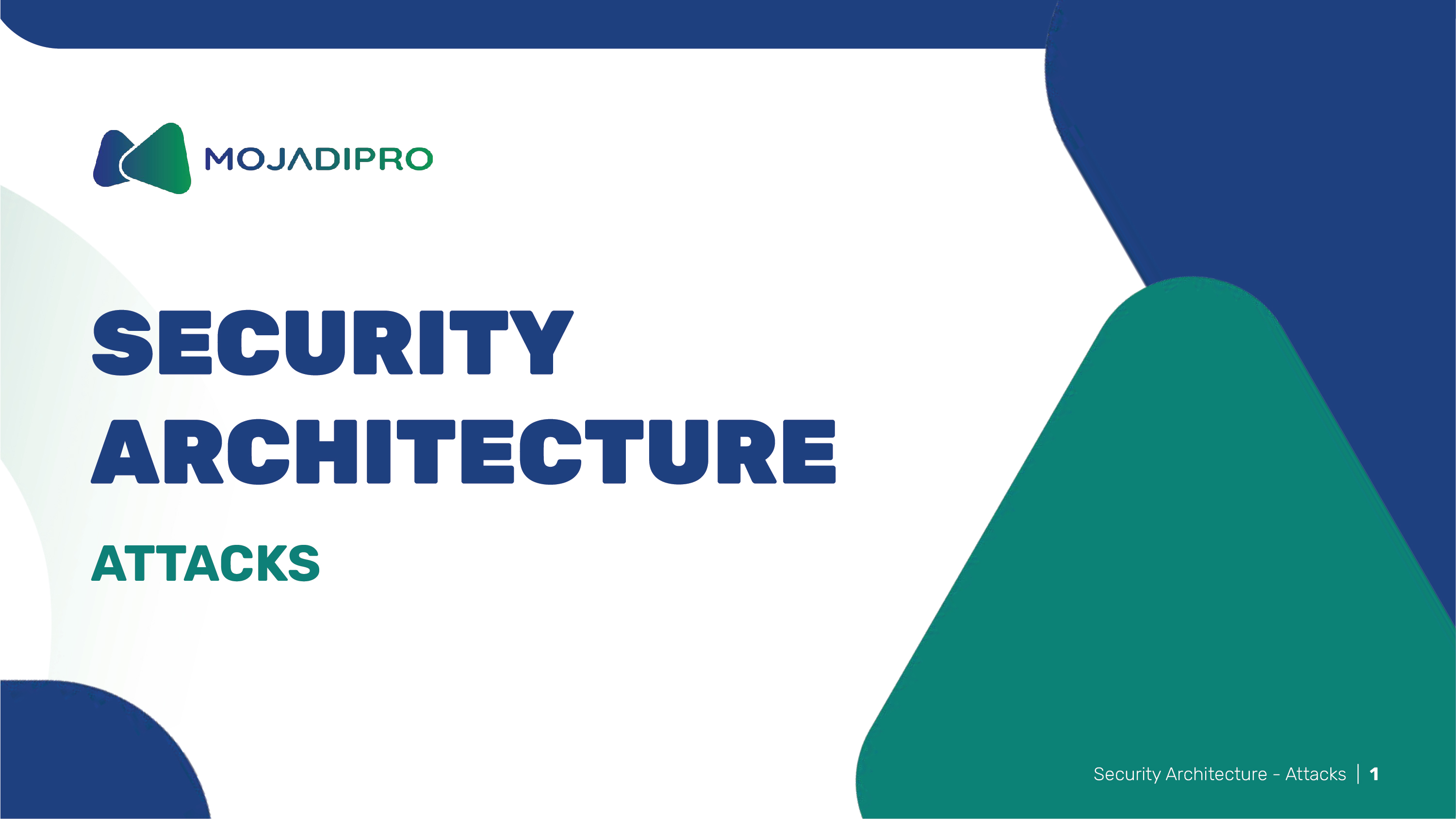 2.10 SECURITY ARCHITECTURE