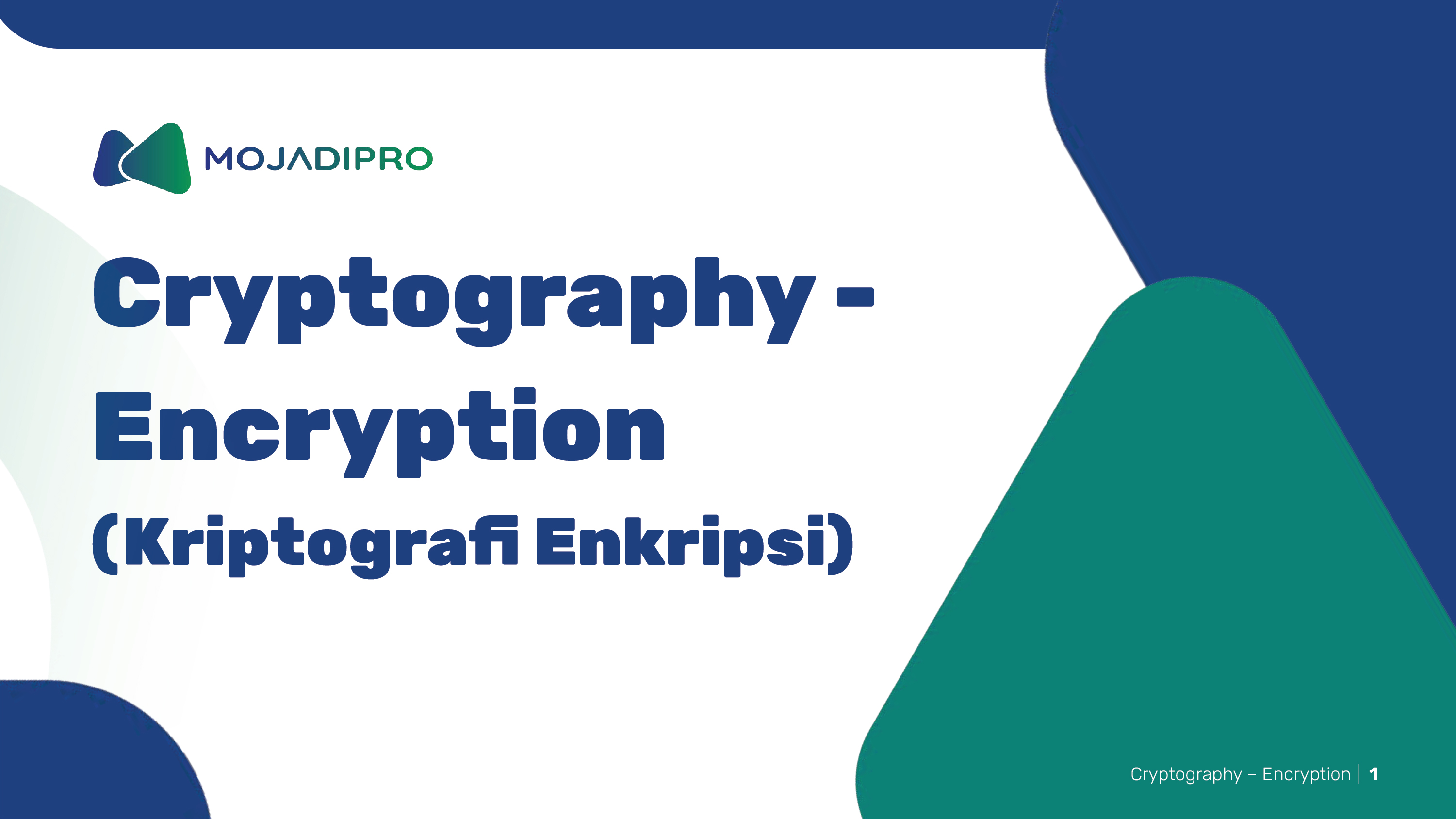 1.4 CRYPTOGRAPHY-ENCRYPTION