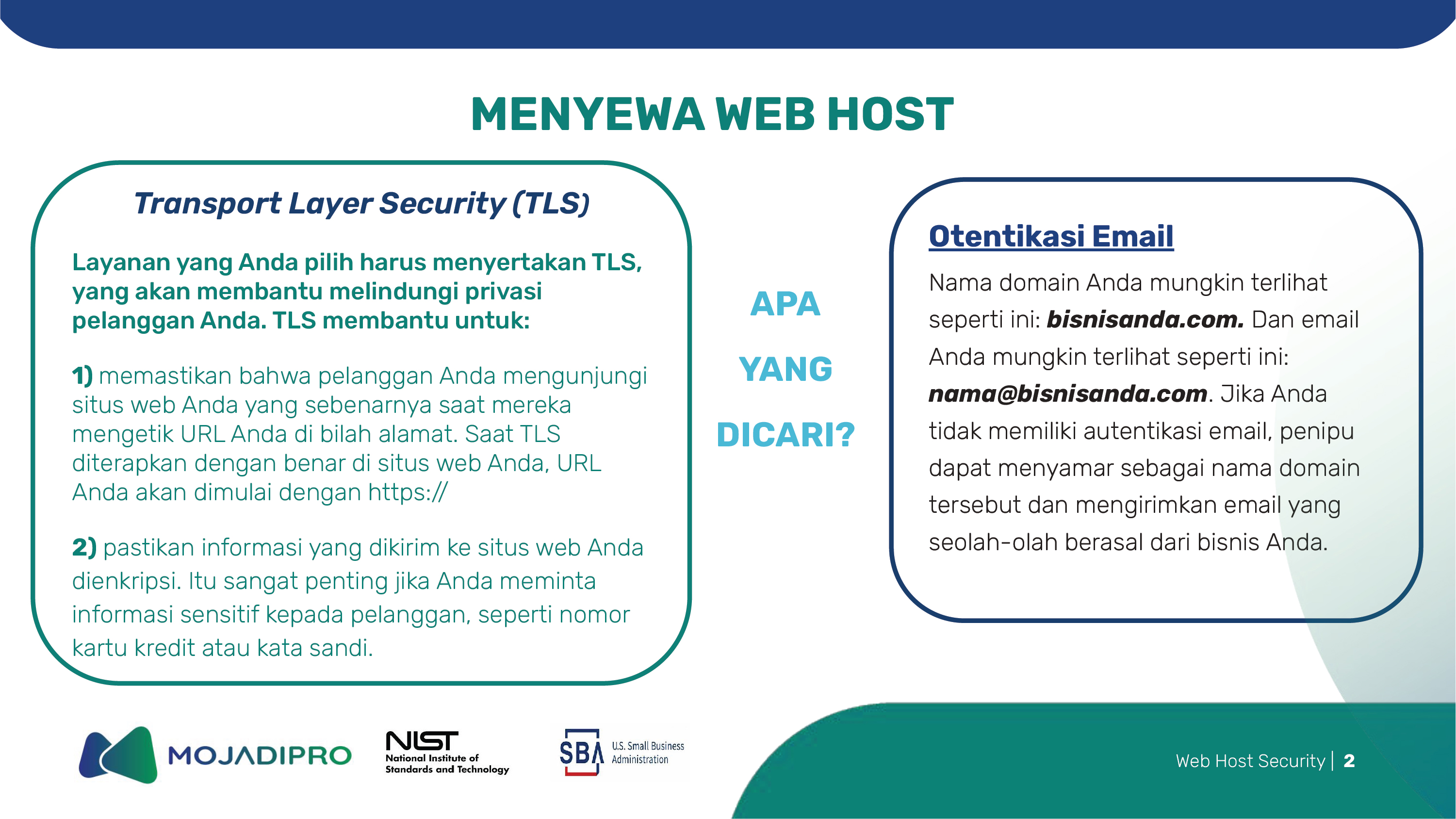 4.7 WEB HOST SECURITY