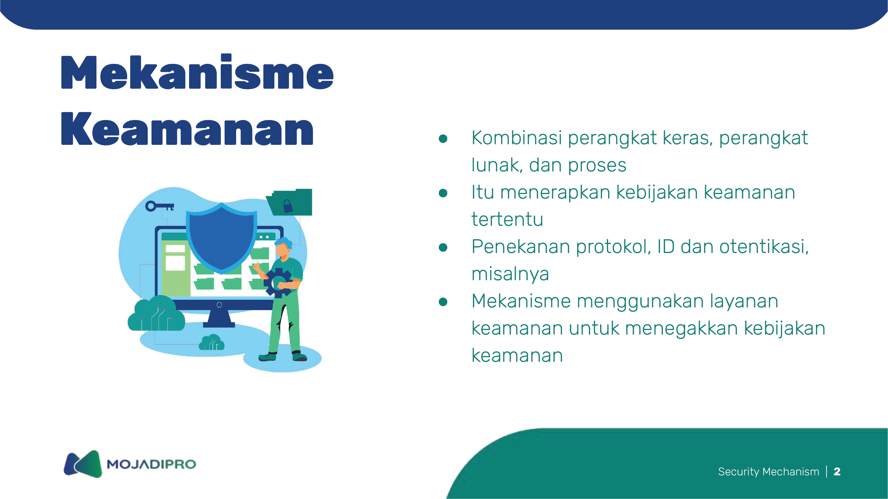 4.11 SECURITY MECHANISM (MEKANISME KEAMANAN)